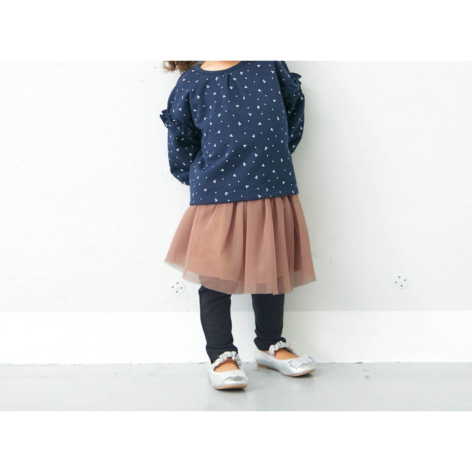 2枚仕立てのチュールスカッツ【子供服】【女の子】の通販｜ベルメゾン