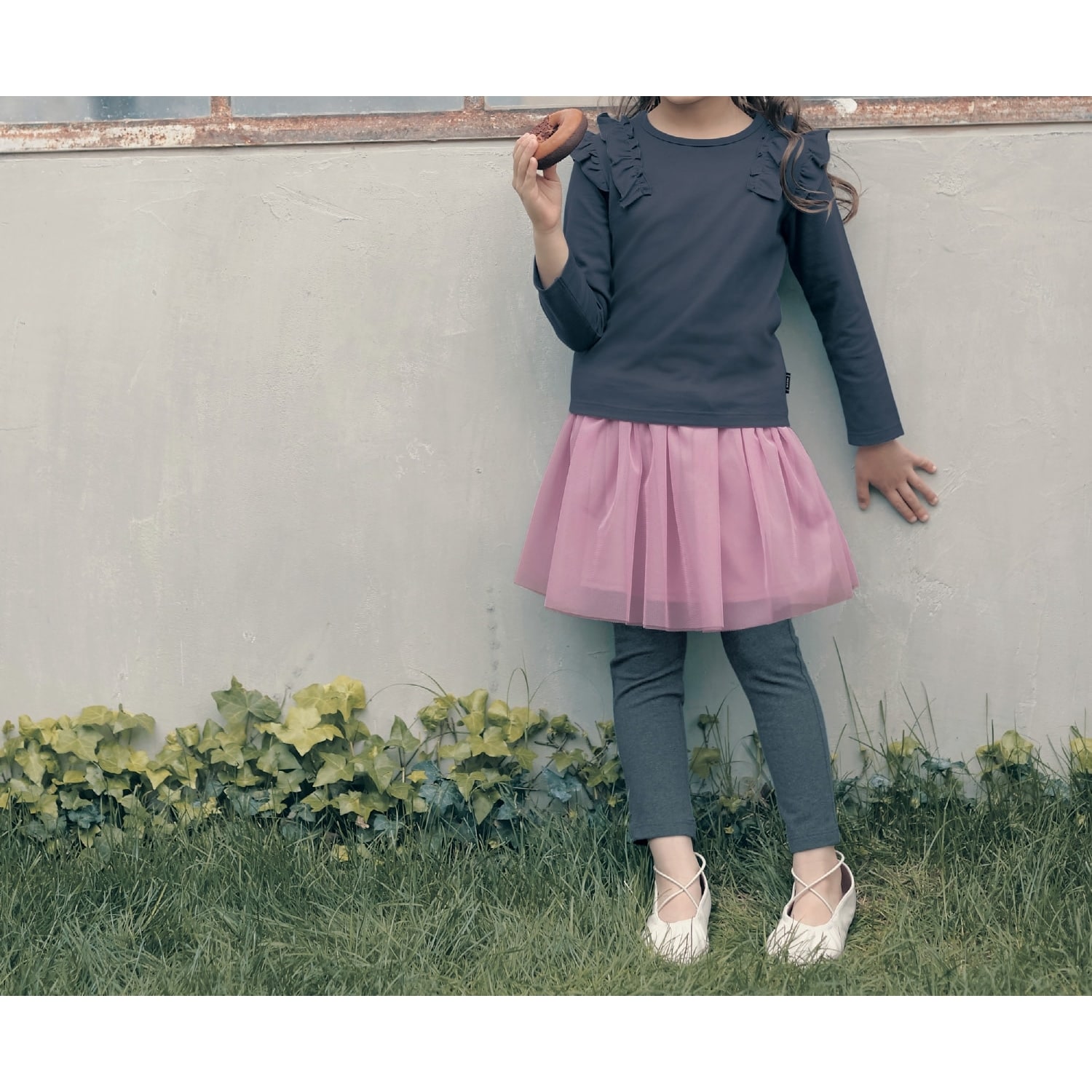 110サイズ スカート キュロット ピンク - スカート