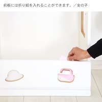 付属の折り紙でアレンジでき、厚み0.2cm以下の写真なども入れられます
