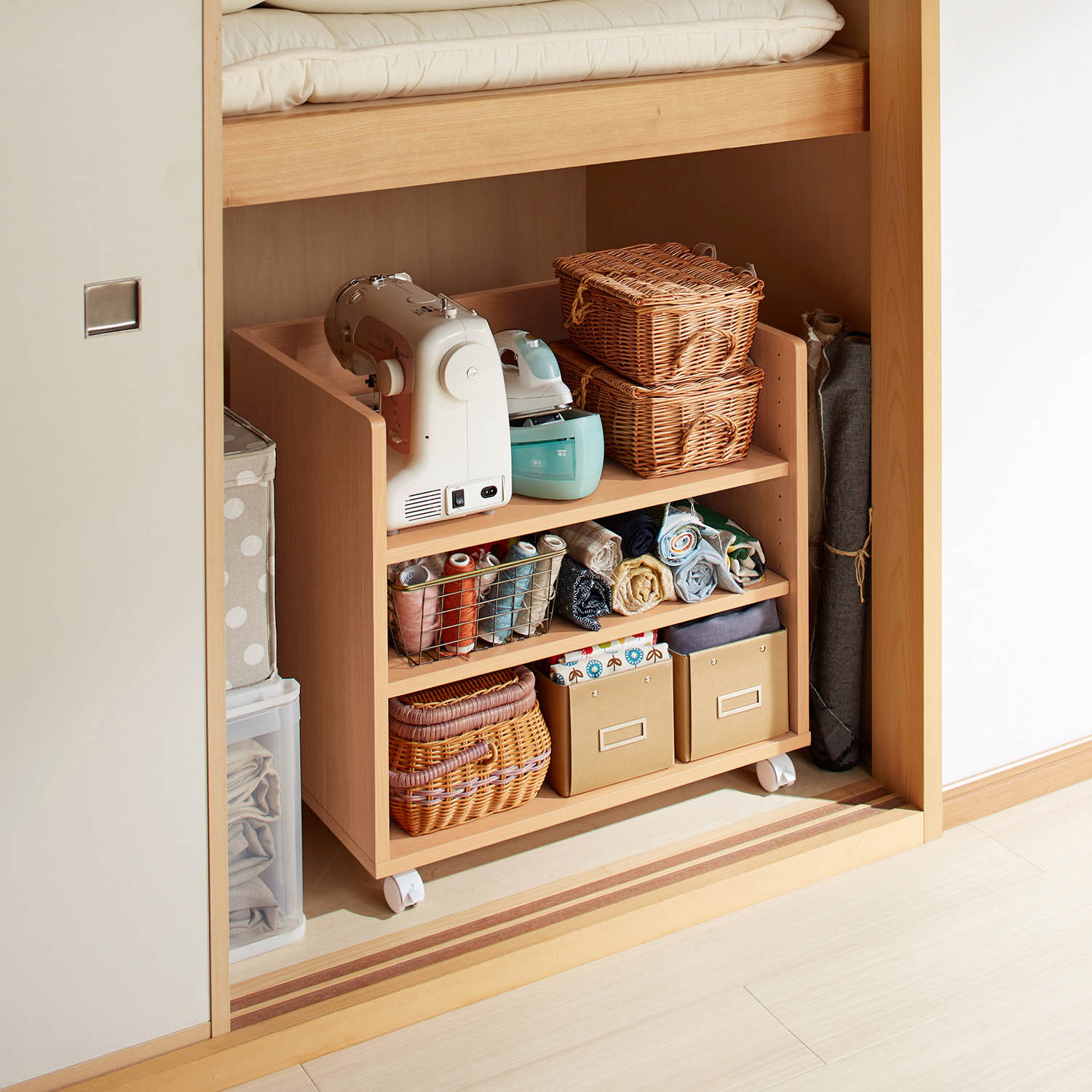 天板の高さが変えられるマルチ収納ワゴン 通販のベルメゾンネット 天板の高さが変えられるマルチ収納ワゴン 通販のベルメゾンネット