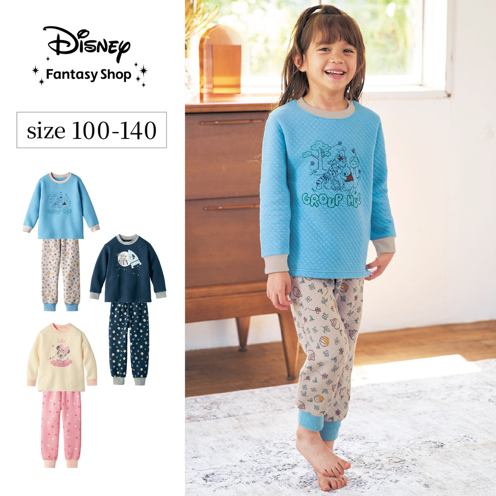 【ディズニー/Disney】キルトパジャマ(選べるキャラクター)