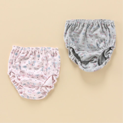 【２枚組】綿素材ショーツ【子供インナー】