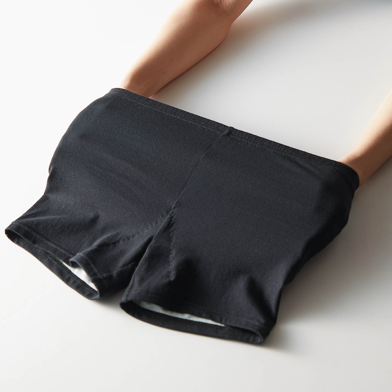 綿混ストレッチ素材でやさしくフィット