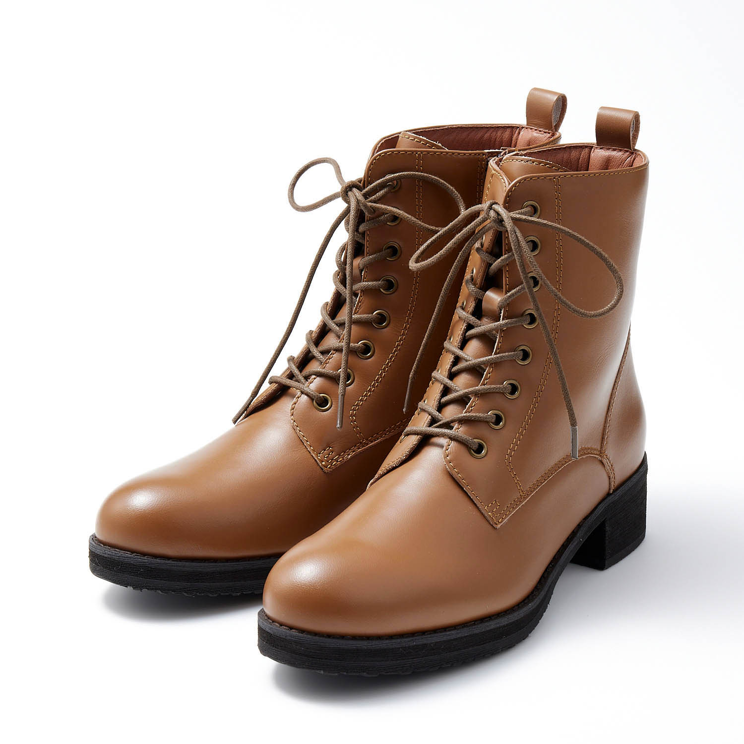 新品未使用】UGG 防水レザーブーツ ムートンブーツ グレー 6 もえる (23㎝)