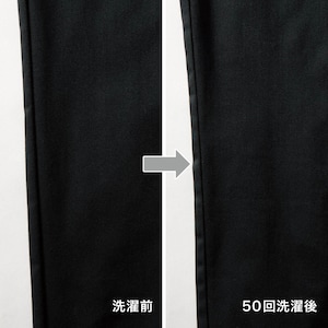 左：洗濯前　右：50回洗濯後
