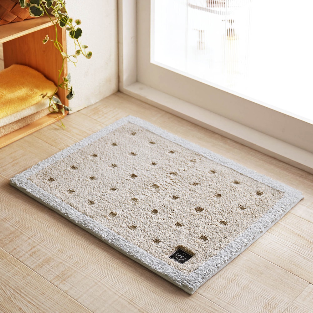 ベージュ 約４５×６０ｃｍ
