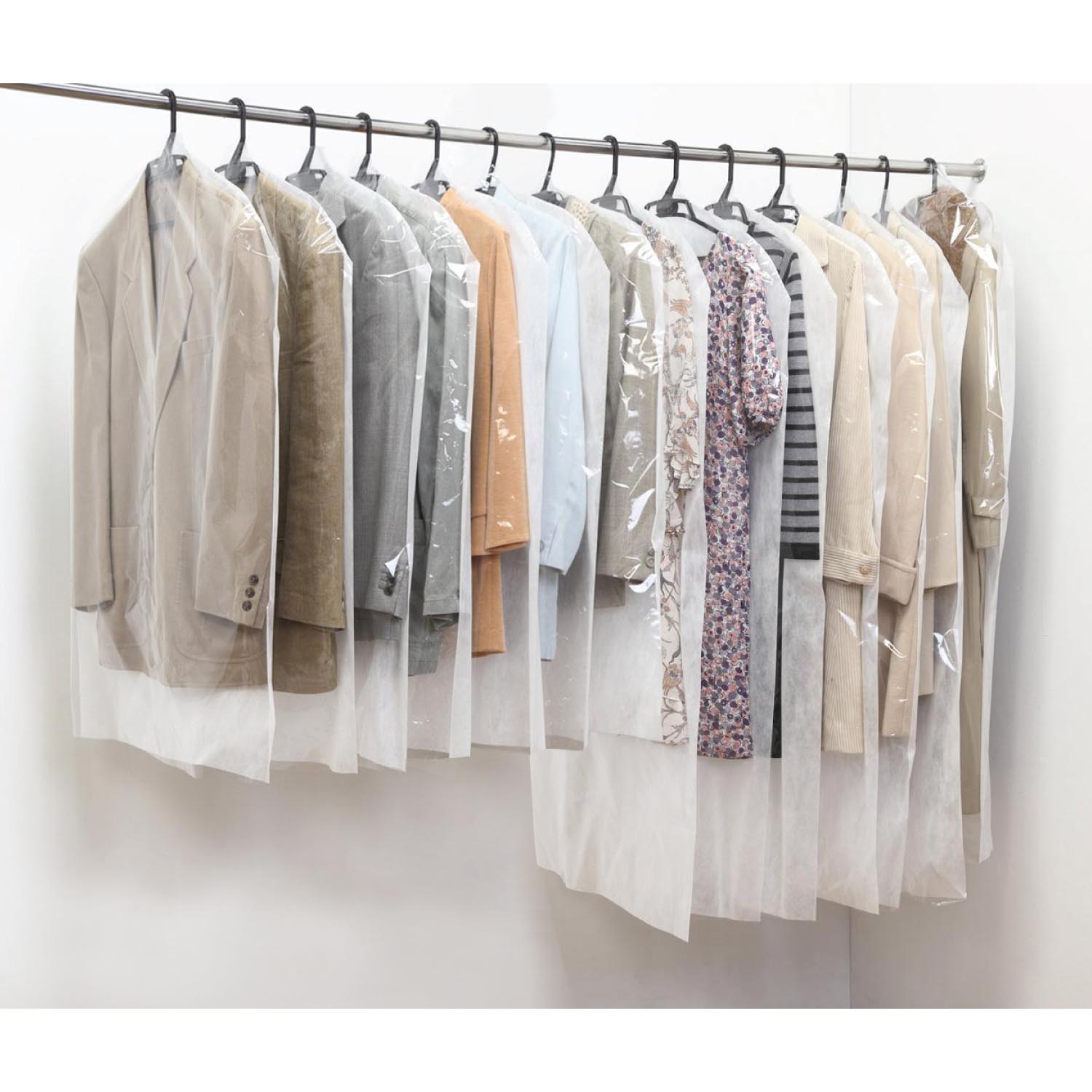 【ベルメゾン】洋服がひと目で見分けられる洋服カバー20枚セット