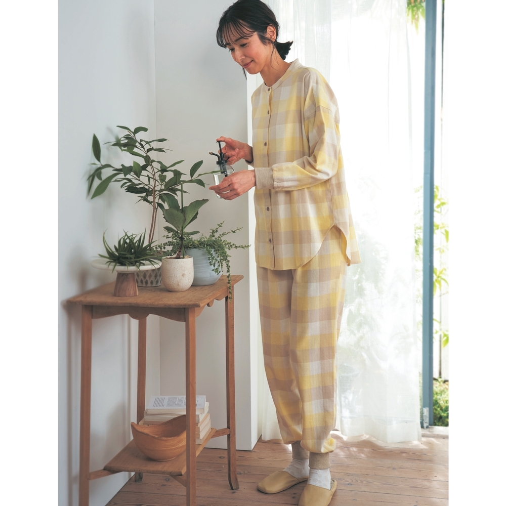 【新色追加】 着心地やわらかふんわりコットン起毛パジャマ 【新色追加】 着心地やわらかふんわりコットン起毛パジャマ