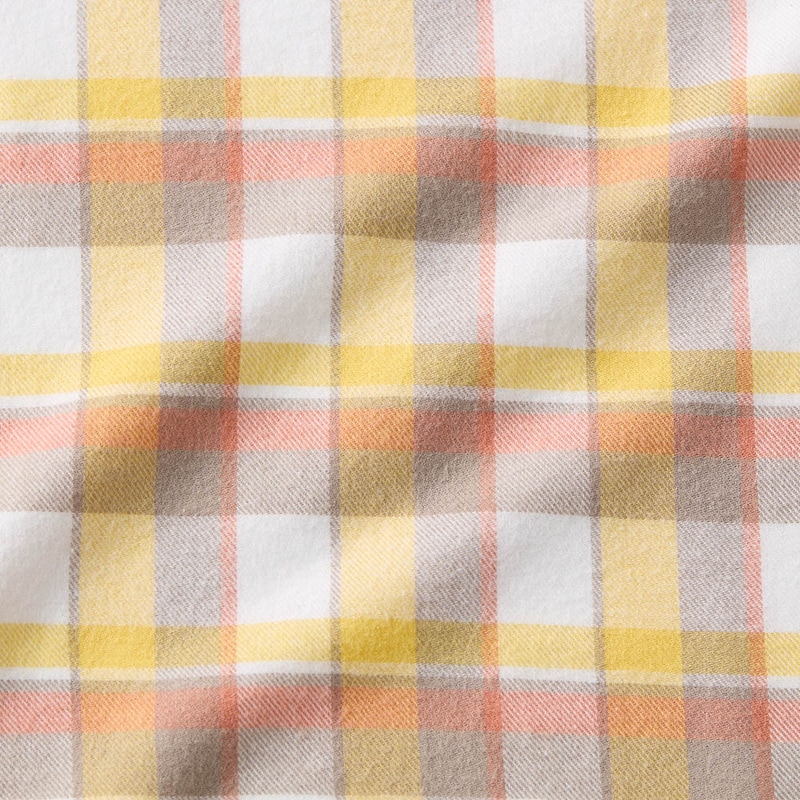 イエローブラウンチェック