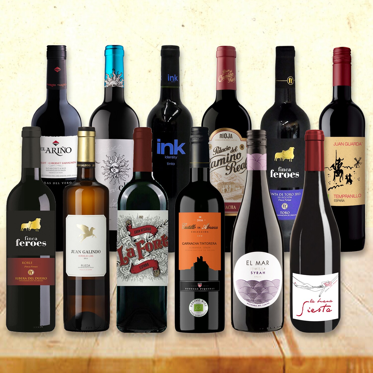 【ベルメゾン】情熱のスペイン12地区周遊ワイン 12本