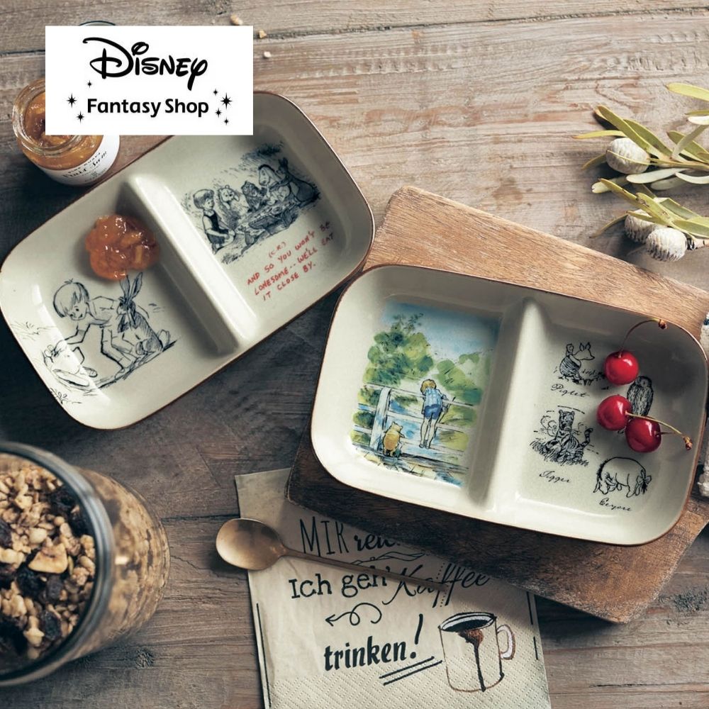 【ディズニー/Disney】くいしんぼう仕切り皿「くまのプーさん」 【ディズニー/Disney】くいしんぼう仕切り皿「くまのプーさん」