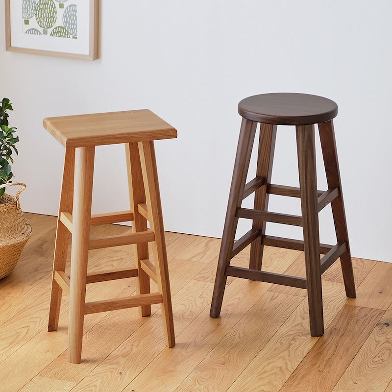 楽天市場】スツール ハイスツール ウォルナット 天然木 木製 ウッド シンプル スリム キッチン ナチュラル スタイリッシュ カウンターチェアー  バースツール ちょい掛けキッチンハイスツール ウォルナット : ギギｌｉｖｉｎｇ 木製ハイスツール（高さ 約67cm）ウォルナット色