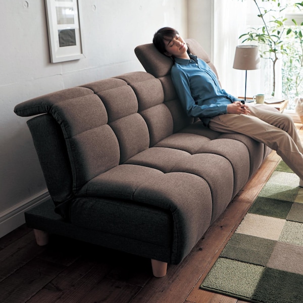 【ベルメゾン】座り心地にこだわったハイバックソファーベッド