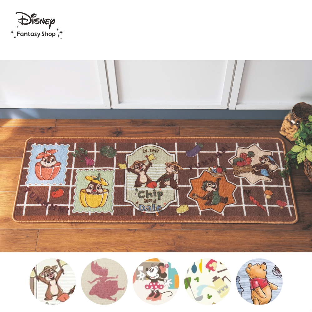 【ディズニー/Disney】サイズ豊富なプリントキッチンマット(選べるキャラクター)