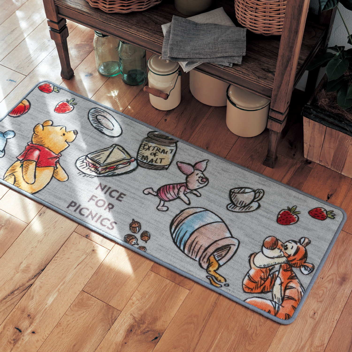 サイズ豊富なプリントキッチンマット(選べるキャラクター)(ディズニー/Disney) サイズ豊富なプリントキッチンマット(選べるキャラクター)(ディズニー/Disney)