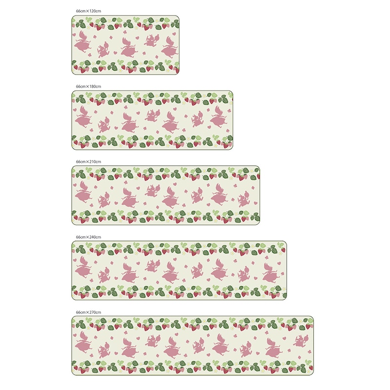 ふしぎの国のアリス／幅約66cm(柄の出方の参照　実物の色合いとは異なります）