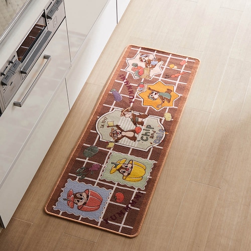 【新柄登場】 サイズ豊富なプリントキッチンマット(選べるキャラクター)（ディズニー/Disney）