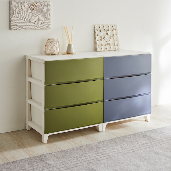 【ベルメゾン】組立簡単!引出しスムーズ収納3段チェスト