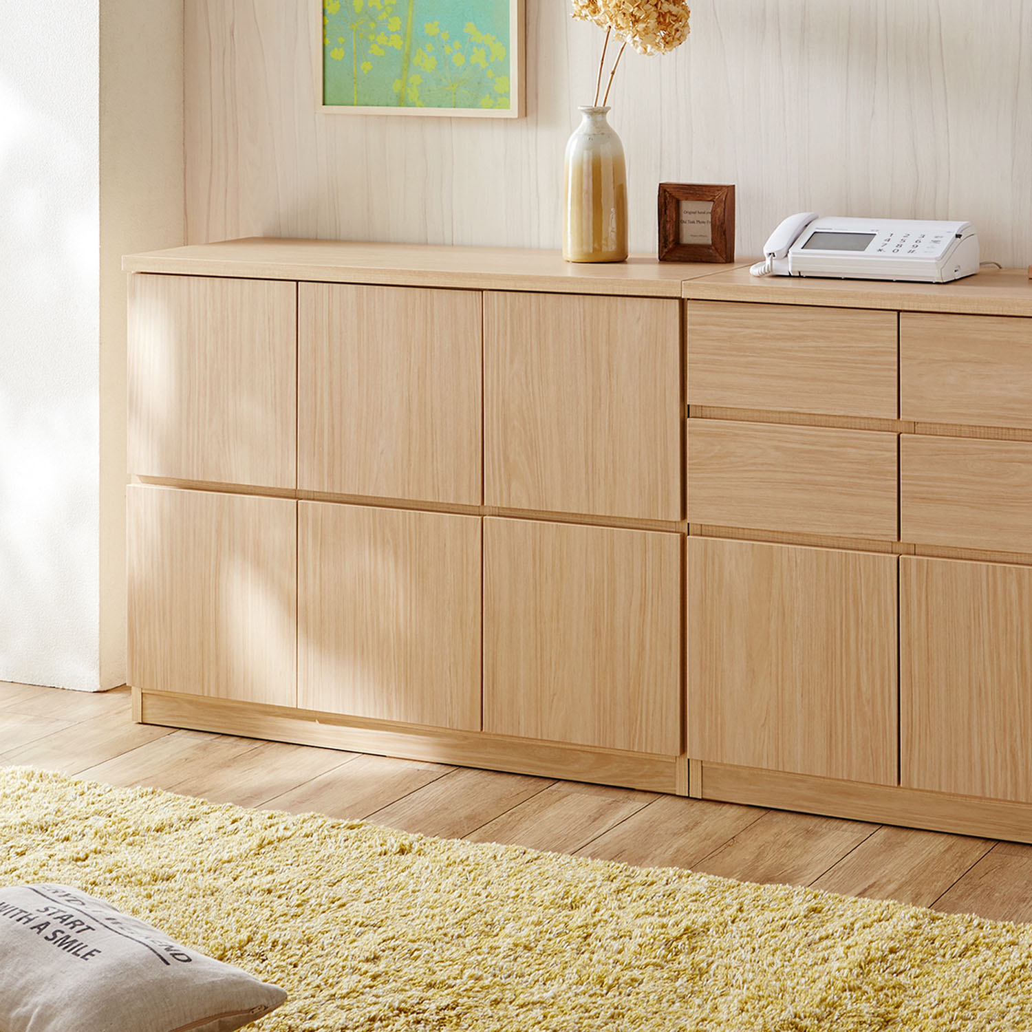 【ベルメゾン】テレビ台にもなるリビングキャビネット