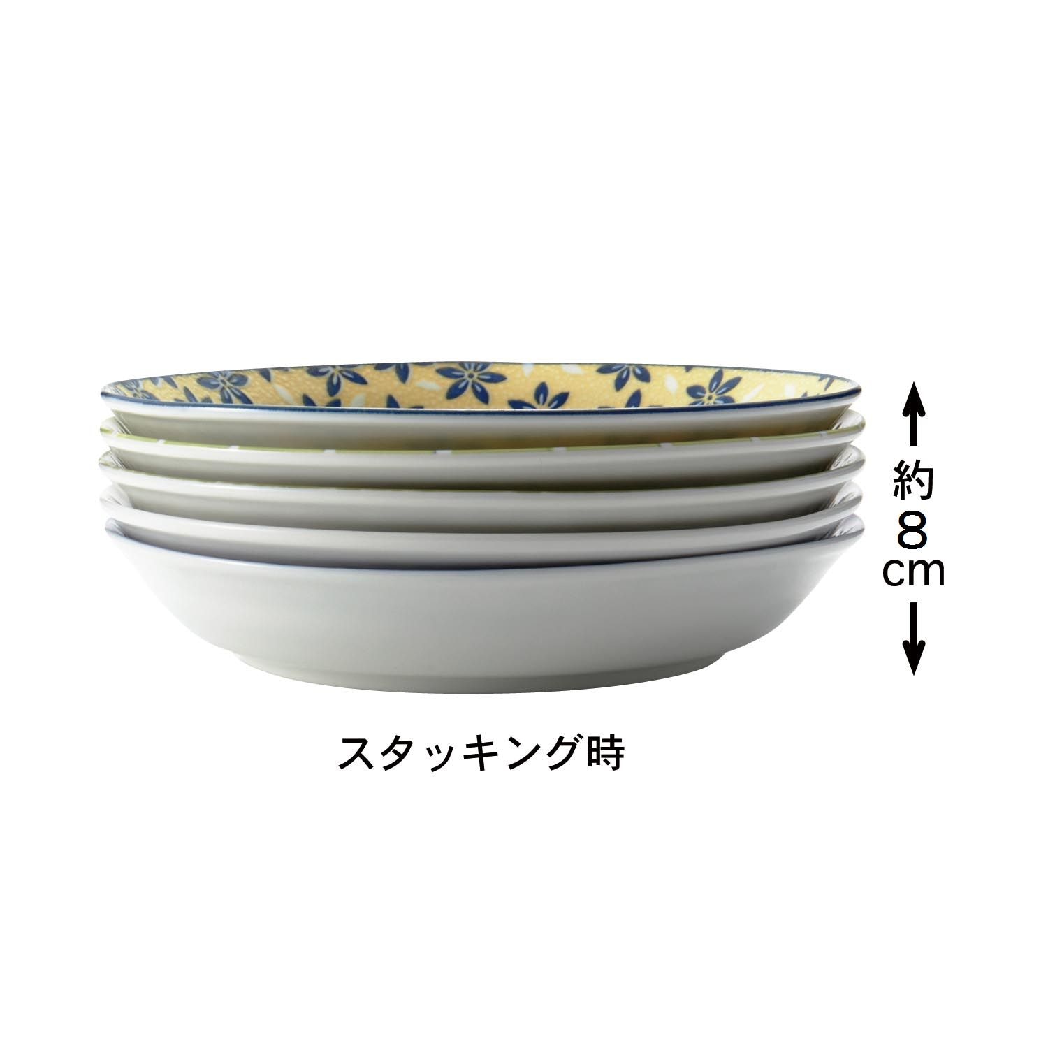ポタリーフィールド スープカレー皿セット (7-1804)