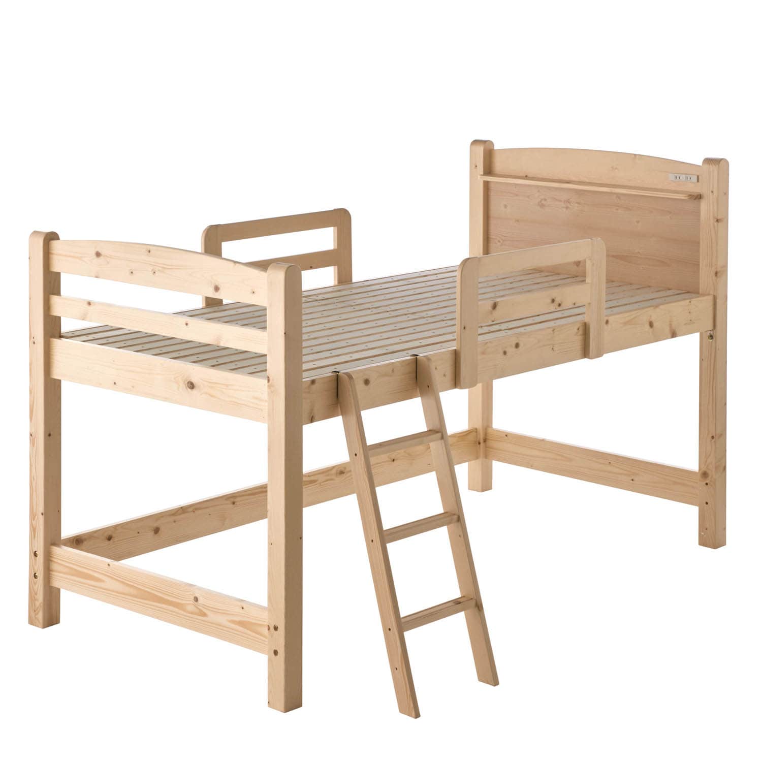 木製ロフトベッド（ロフトベッド/二段ベッド）｜通販のベルメゾンネット
