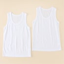 ２枚組：ホワイト（タンク）