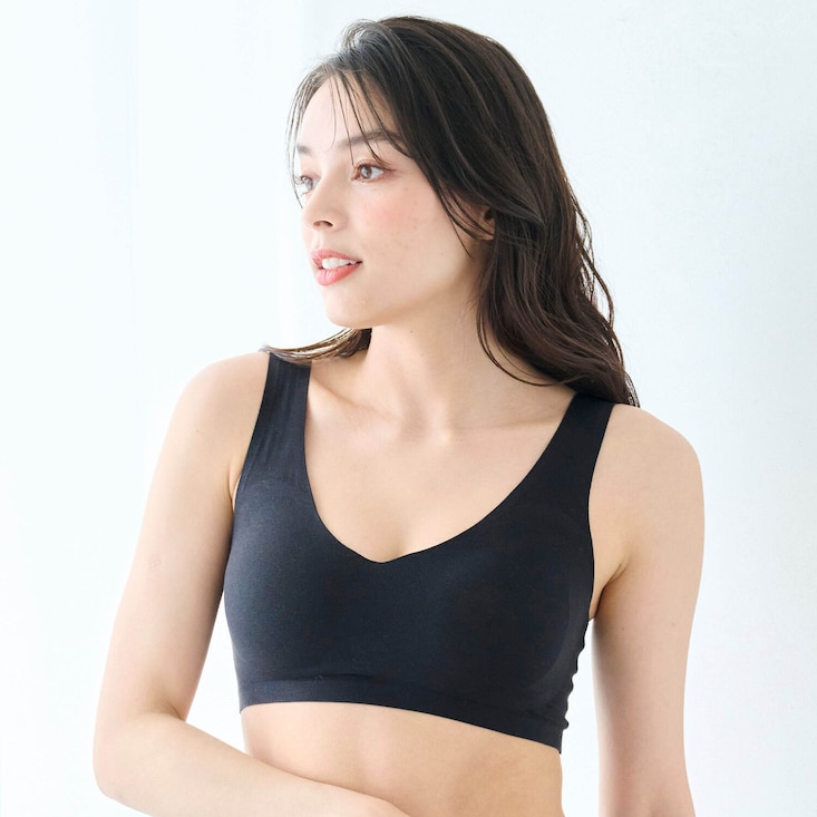 【5月21日までお得】 ジユーナ・ハーフトップ【ラクちん美胸】(綿混)