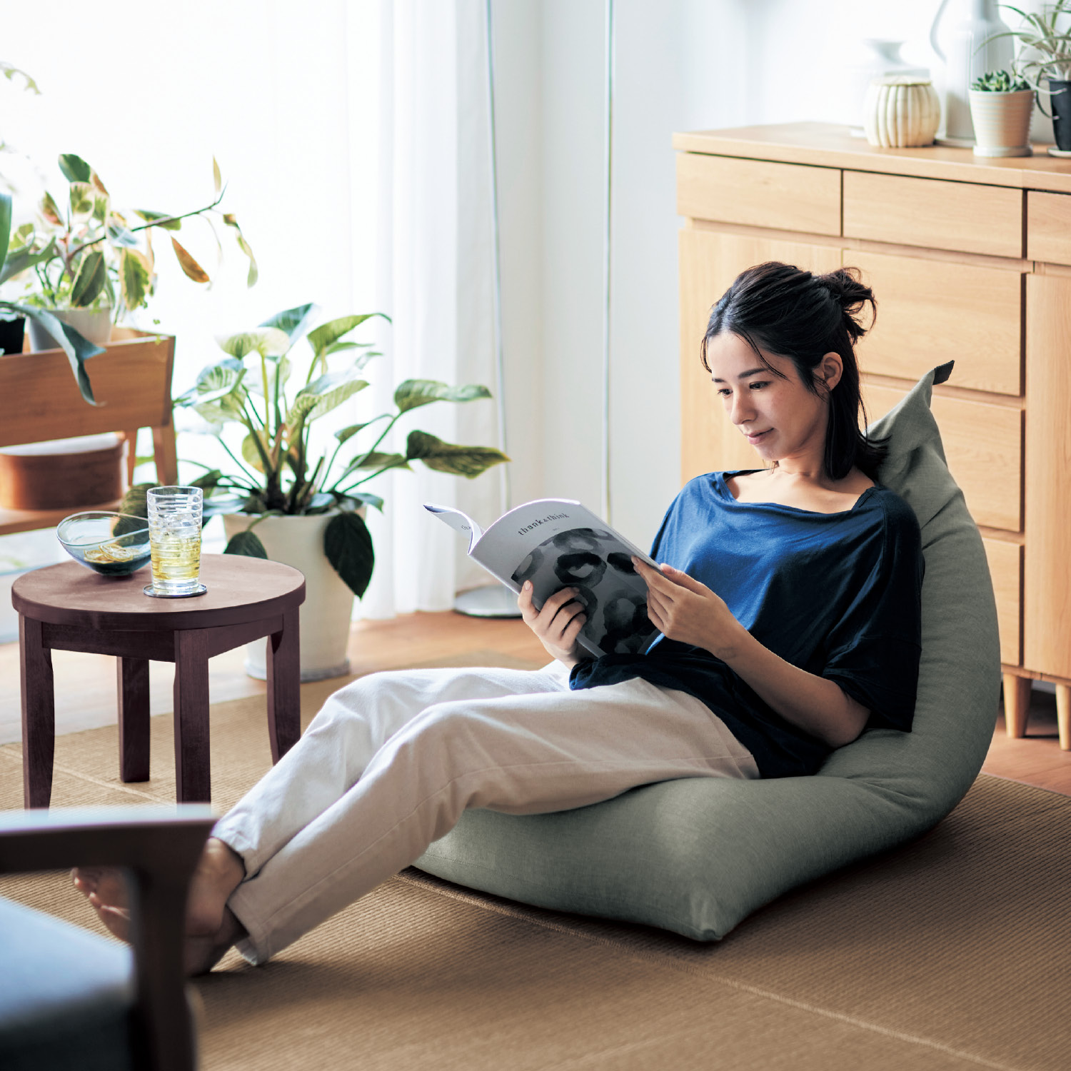 ソファーにもなるビーズクッション ソファーにもなるビーズクッション
