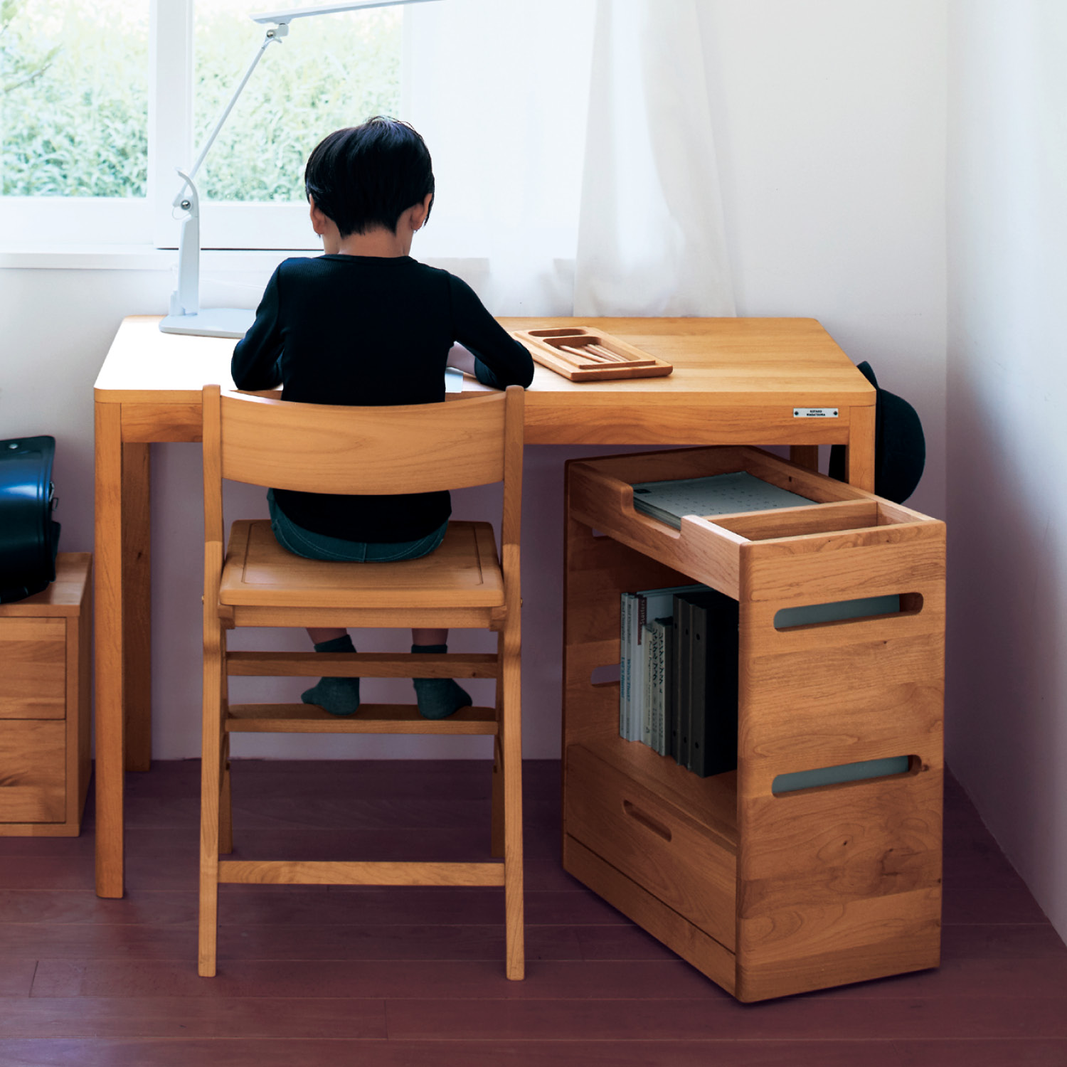 【堀田木工所】きみに贈る、学習机シリーズ 【デスク:名入れ対応】