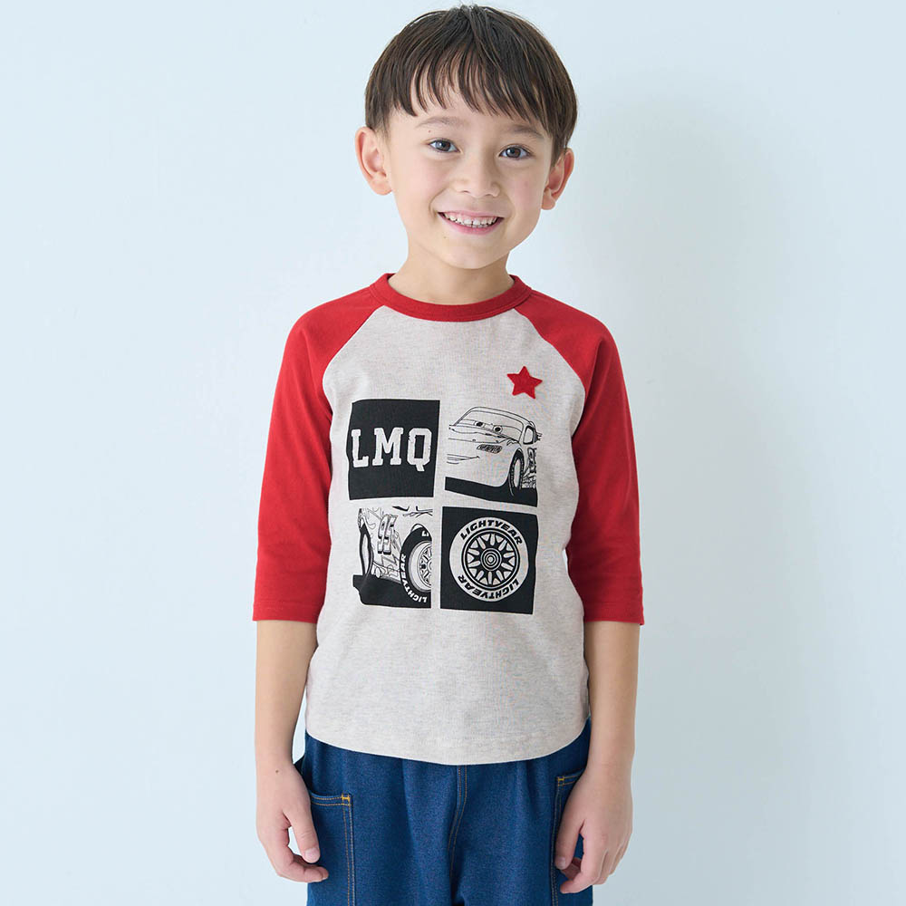 名札ココ7分袖Tシャツ(選べるキャラクター)(ディズニー/Disney) 名札ココ7分袖Tシャツ(選べるキャラクター)(ディズニー/Disney)