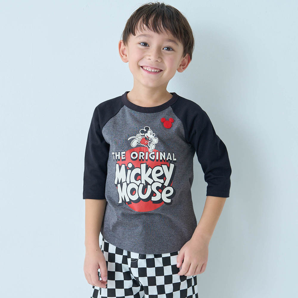 名札ココ7分袖Tシャツ(選べるキャラクター)(ディズニー/Disney) 名札ココ7分袖Tシャツ(選べるキャラクター)(ディズニー/Disney)