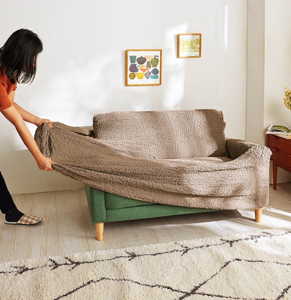 【ベルメゾン】ぴったりフィットするイタリア製の伸びるソファーカバー