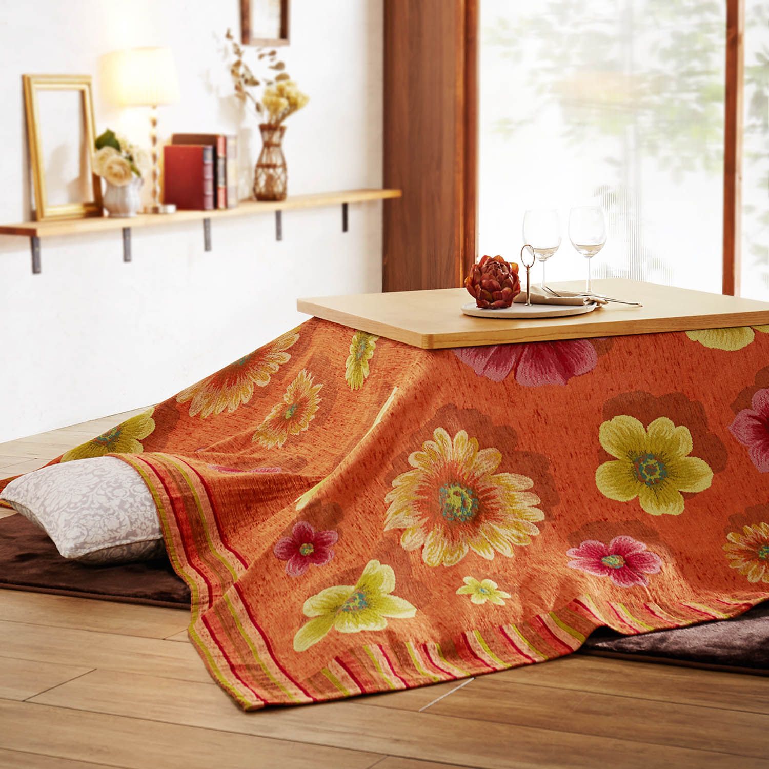 【ベルメゾン】イタリア製こたつ上掛け・マルチカバー・ソファーカバー「アネモネ」 【ベルメゾン】イタリア製こたつ上掛け・マルチカバー・ソファーカバー「アネモネ」