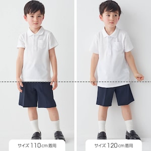 サイズ別着用比較／モデル身長107cm