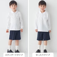 着用比較／モデル身長107㎝・110サイズ着用