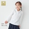 ＜ベルポロ＞ガールズ長袖ポロシャツ 【制服　白】【3枚セットあり】