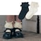 レースリボン靴下２色セット（クルー丈） 【子供靴下】【フォーマル】