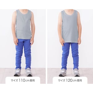サイズ別着用比較／モデル身長110cm