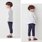 ネイビー／モデル身長107cm・110サイズ着用