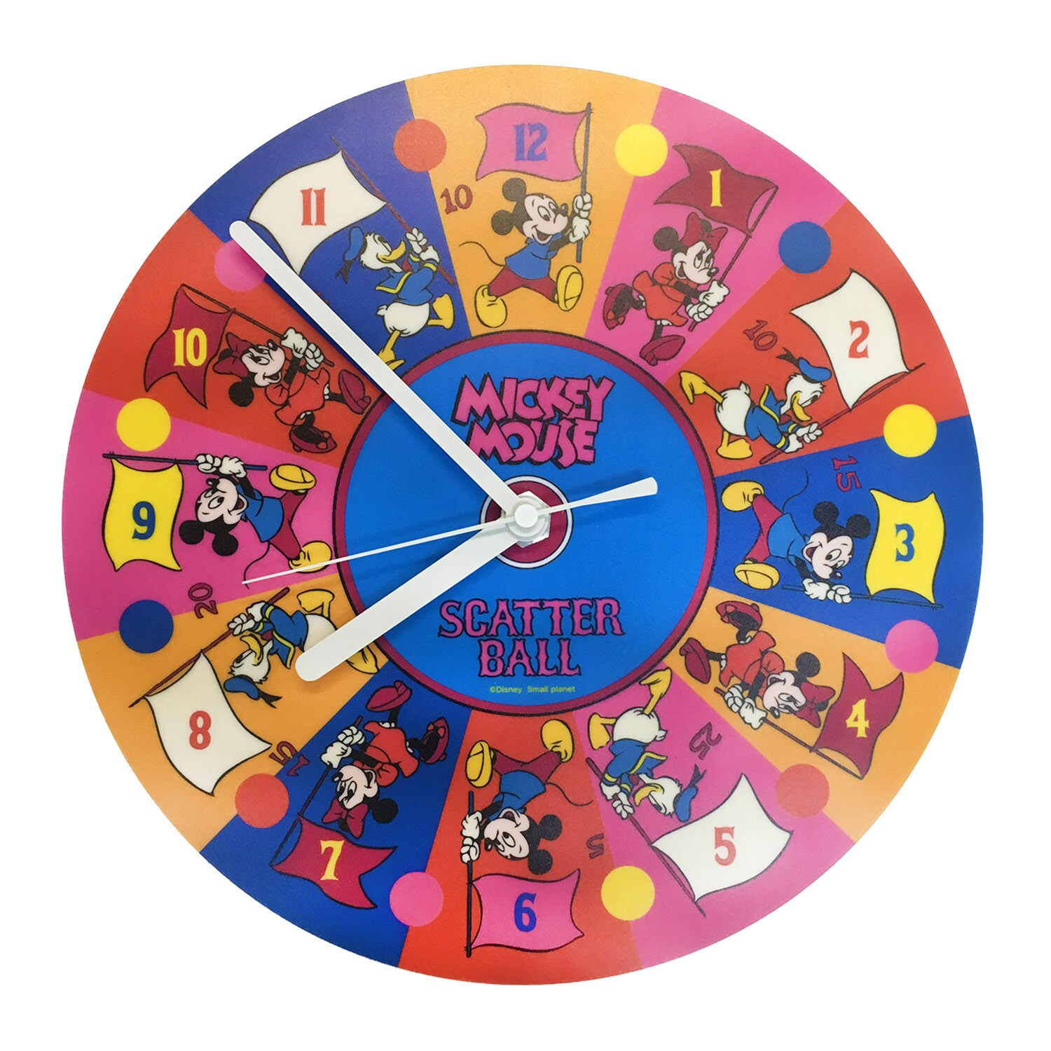 ノスタルジカデザインの壁掛け時計（選べるキャラクター）（ディズニー