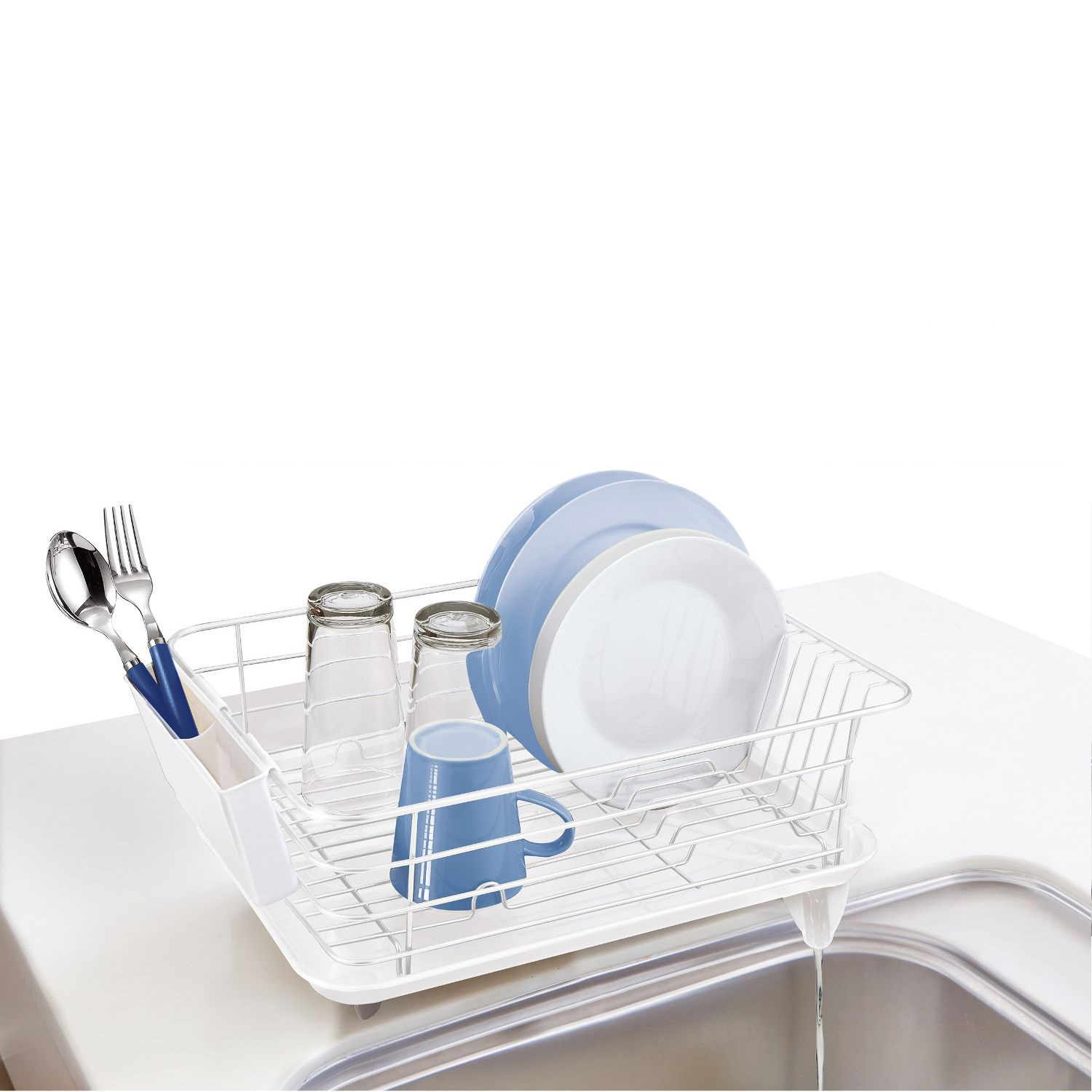 【ベルメゾン】縦横置ける水切りかご 【抗菌仕様】 【ベルメゾン】縦横置ける水切りかご 【抗菌仕様】