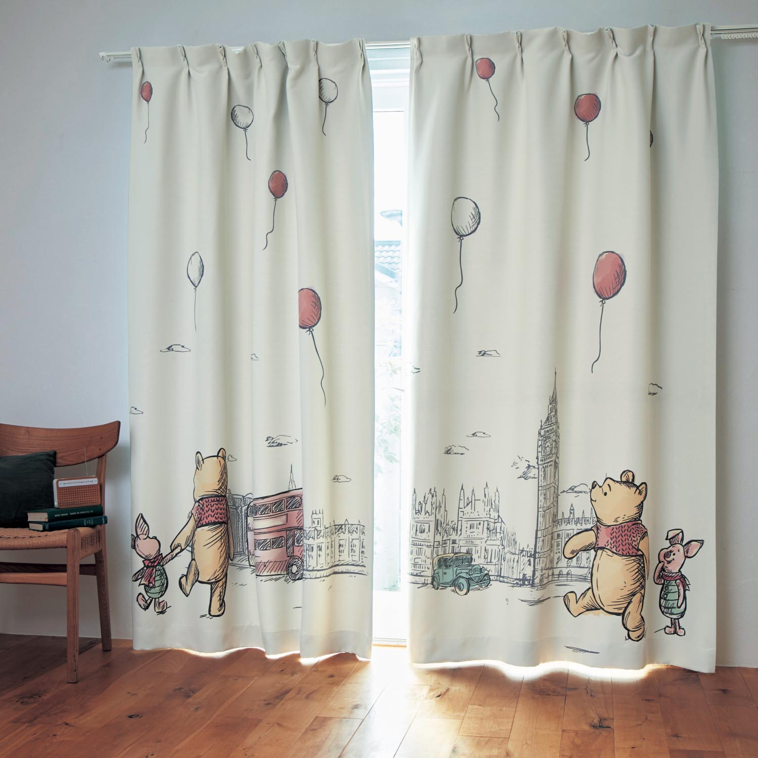 プリント遮光カーテン くまのプーさん ディズニー Disney 通販のベルメゾンネット プリント遮光カーテン くまのプーさん ディズニー Disney 通販のベルメゾンネット