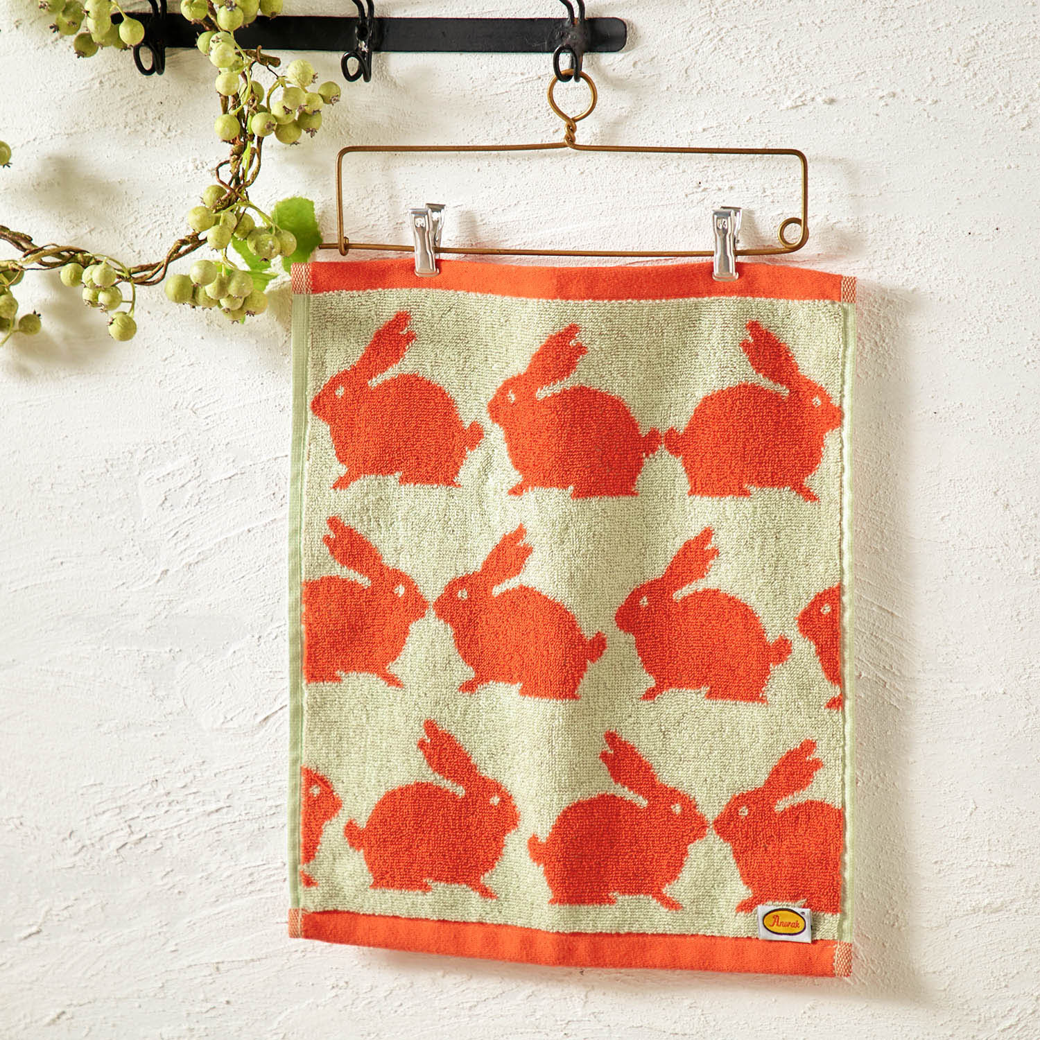 【ベルメゾン】ポルトガル製アニマルデザインのハンドタオル