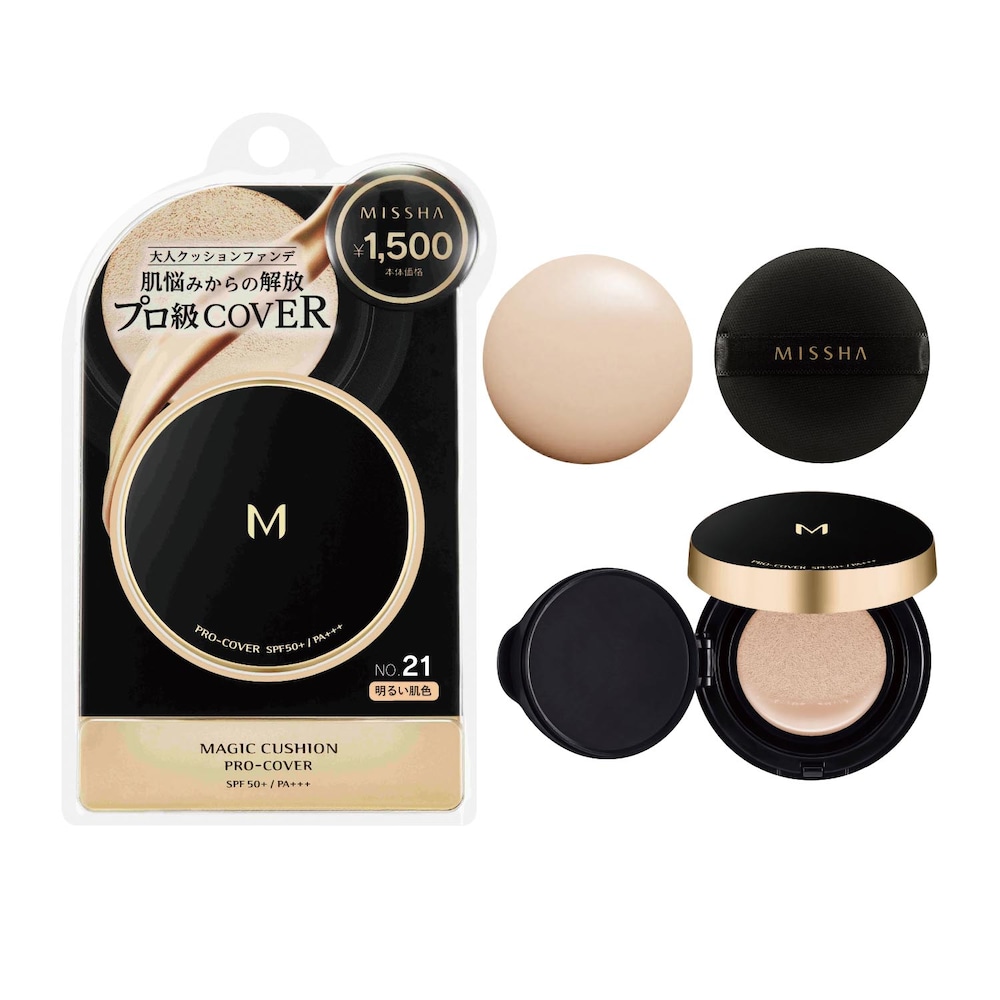 【ミシャ/MISSHA】ミシャ M クッション ファンデーション(プロカバー) SPF50+/PA+++