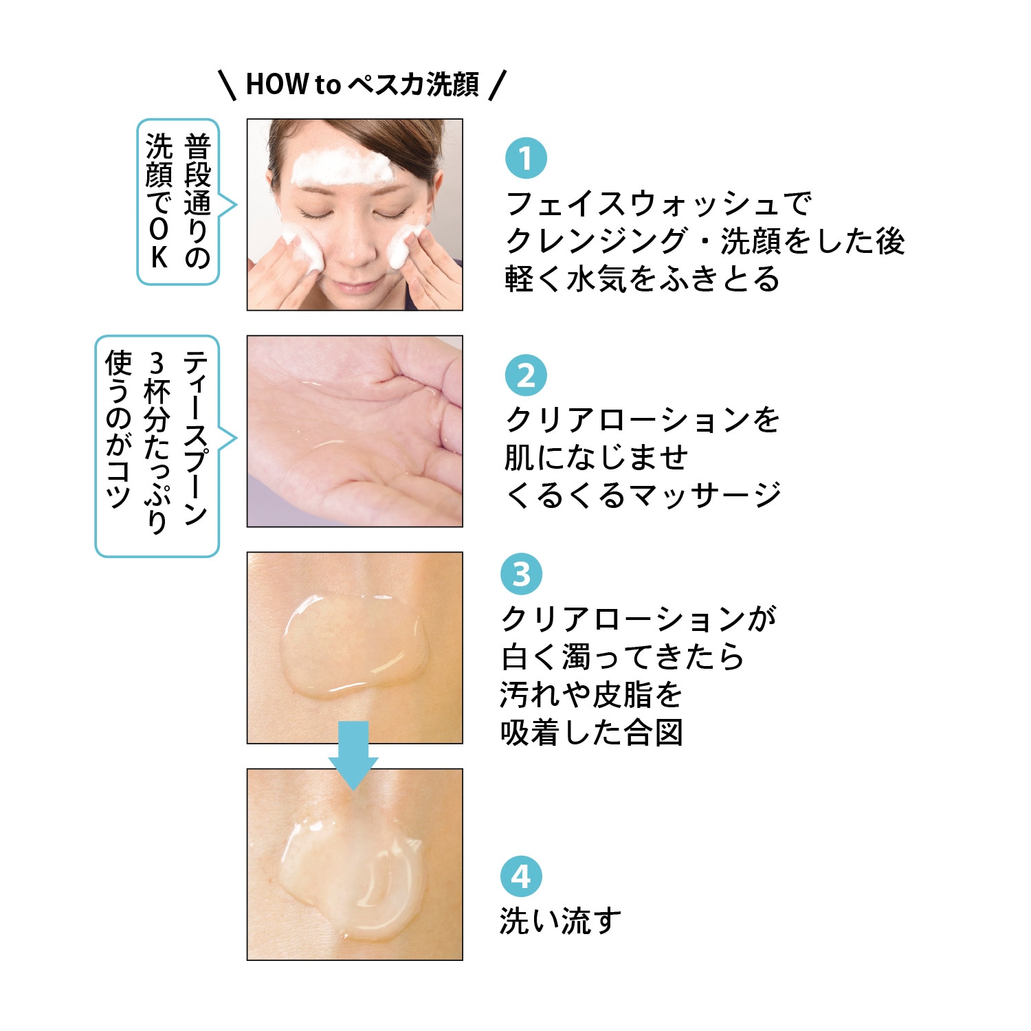 セールアウトレット 【ペスカ】クリアローション&フェイスウォッシュ