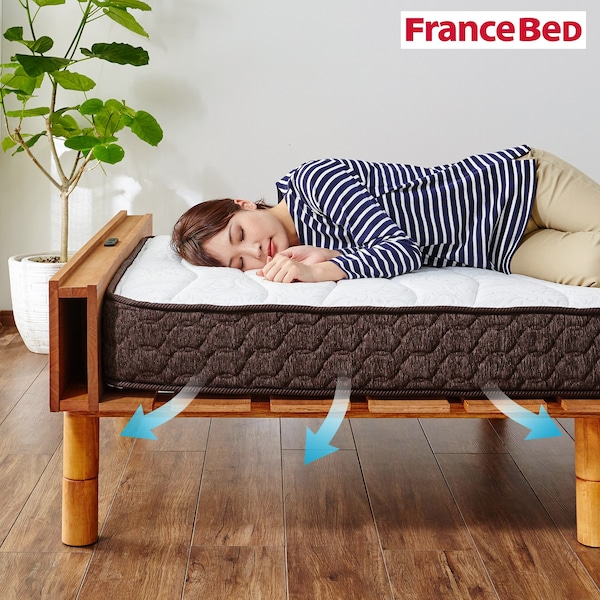 【フランスベッド】高密度連続スプリングマットレス [日本製] 【硬さ:スタンダード】