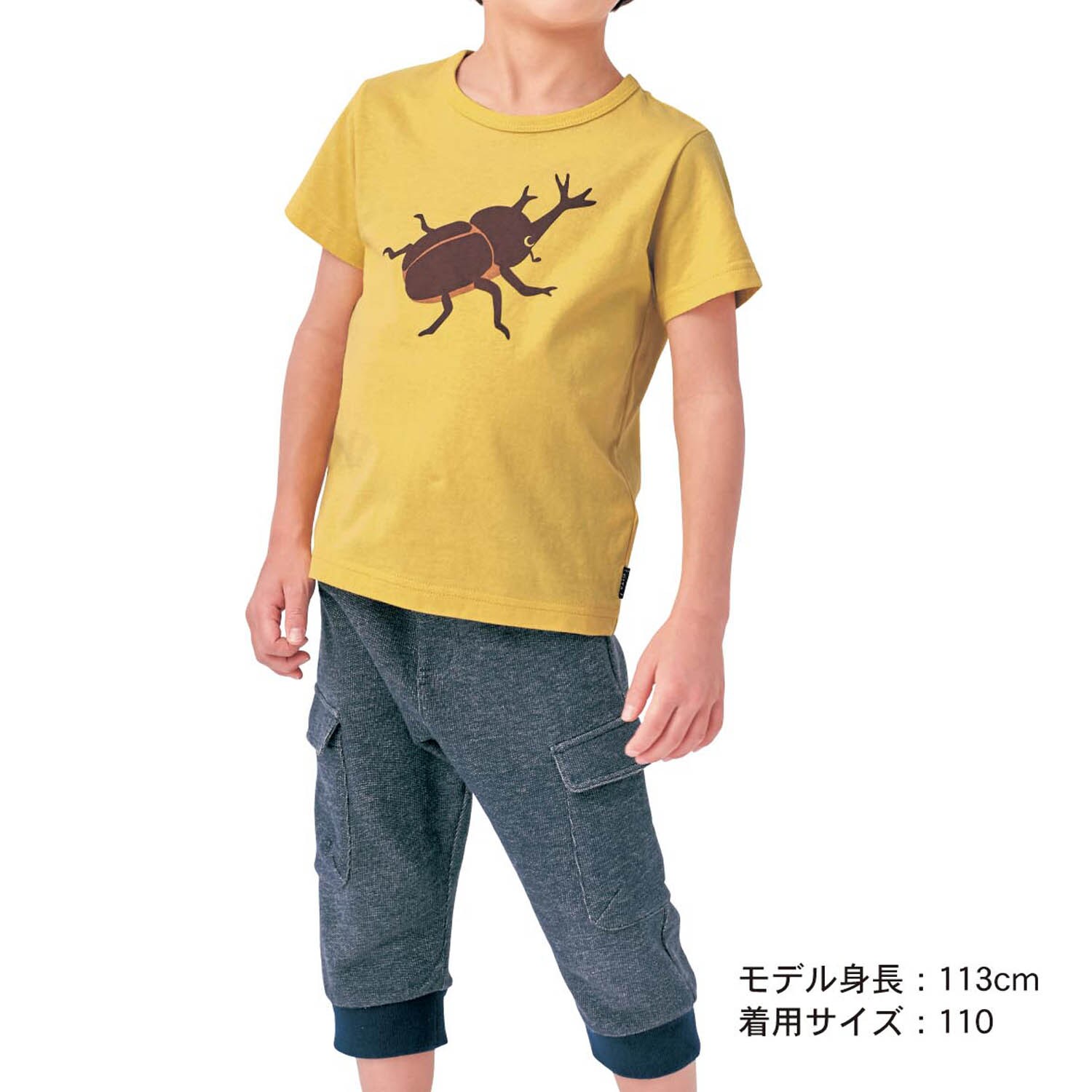 薄くて涼しい巾着付き半袖Ｔシャツ５枚セット（子供服 Tシャツ