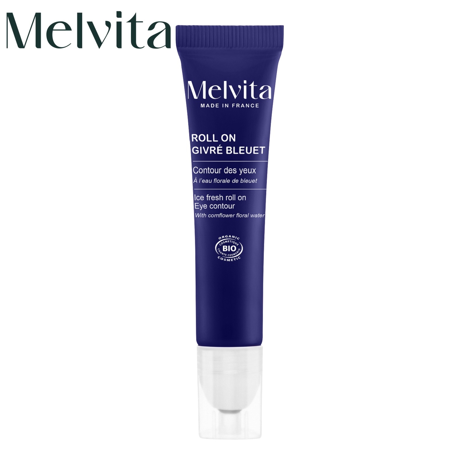 【メルヴィータ/Melvita】アイスフレッシュ アイロールオン コーンフラワーウォーター (目元用美容液)