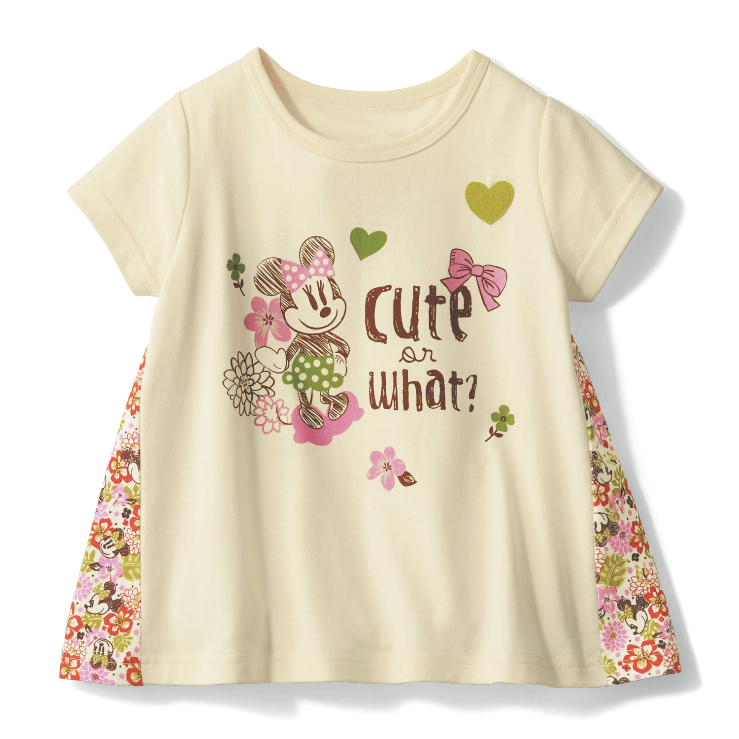 名札ココ半袖切替えTシャツ(選べるキャラクター)(ディズニー/Disney) 名札ココ半袖切替えTシャツ(選べるキャラクター)(ディズニー/Disney)