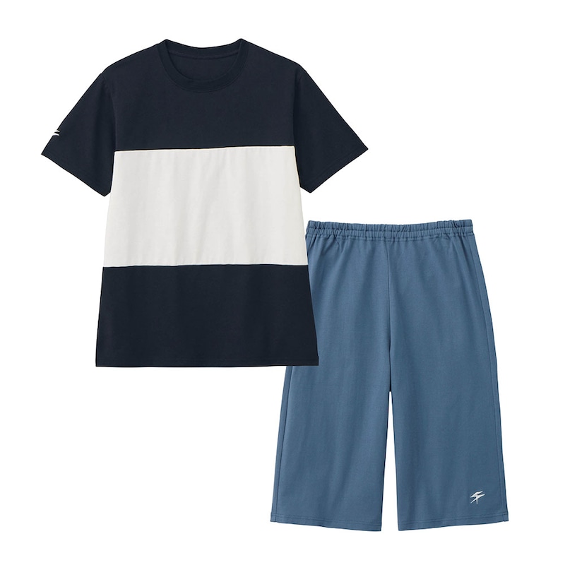 ブラック×ホワイトパネルボーダー(26年春夏新色）